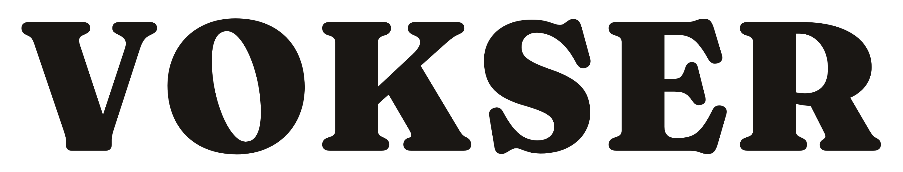 Logo Vokser em tinta